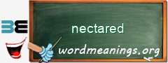 WordMeaning blackboard for nectared